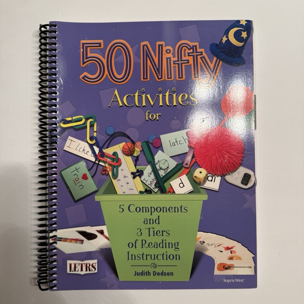 50 Nifty Activities 5 Components 3 Tiers Science Of Reading Instruction LETRS